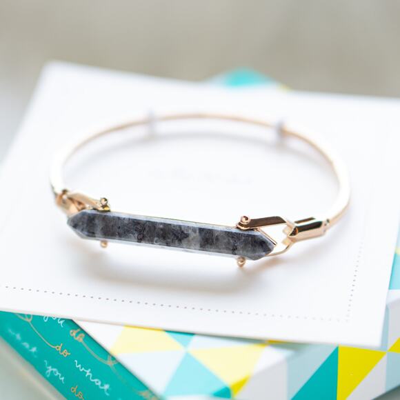 Stella & Dot Stone Rebel Bracelet Rose Gold - Picture 2 of 6